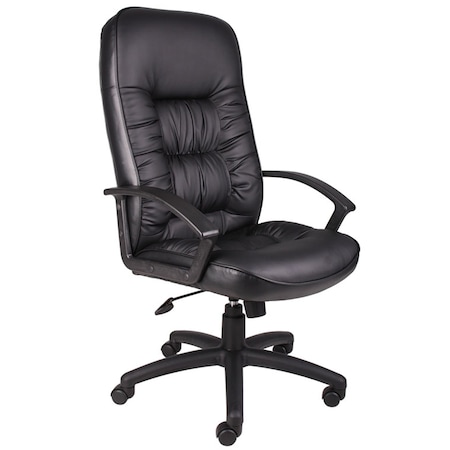 Boss High Back LeatherPlus Chair B7301